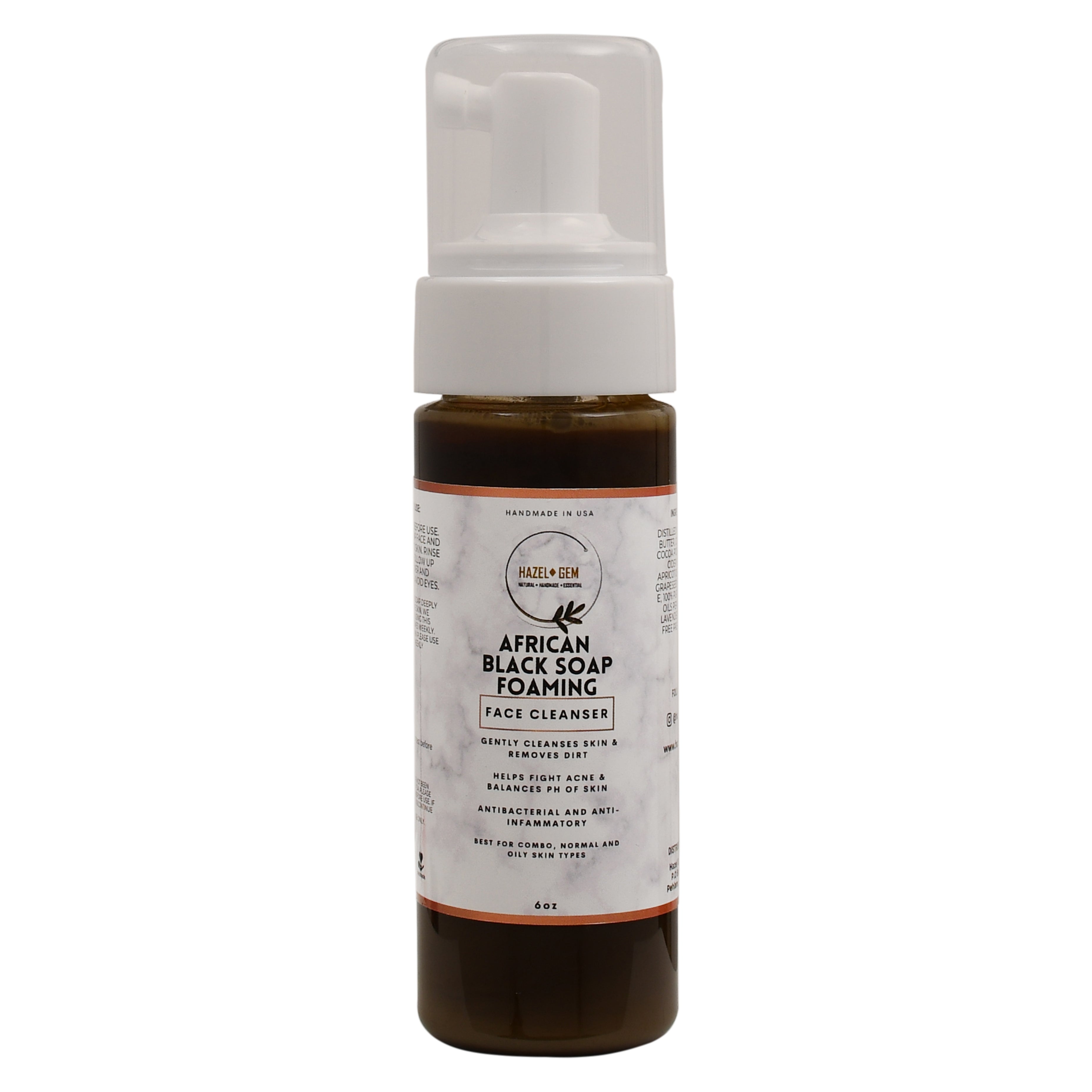 African Black Soap Foaming Face Cleanser