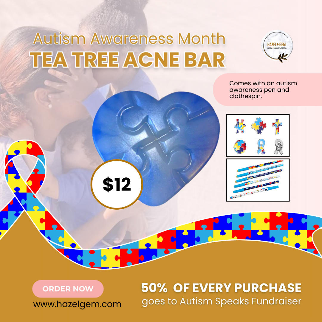 Autism Awareness Tea Tree Acne Bar
